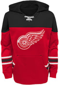 Detroit Red Wings Youth Freezer Hooded Sweatshirt - Red