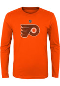 Philadelphia Flyers Youth Distressed Logo T-Shirt - Orange