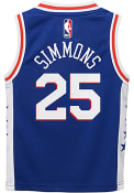 Ben Simmons Philadelphia 76ers Toddler Outer Stuff Road Basketball Jersey - Blue