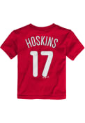 Rhys Hoskins Philadelphia Phillies Toddler Red Name and Number Tee