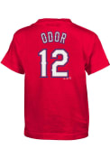 Rougned Odor Texas Rangers Boys Outer Stuff Name and Number T-Shirt - Red