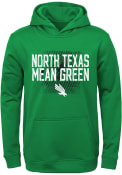 North Texas Mean Green Youth Attitude Hood - Kelly Green