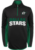 Dallas Stars Boys Netminder 1/4 Zip Pullover - Black