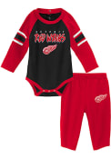 Detroit Red Wings Infant Pepper Pot Top and Bottom - Red
