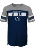Penn State Nittany Lions Youth Navy Blue 50 Yard Dash Fashion Tee