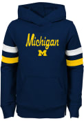 Michigan Wolverines Girls Claim to Fame Hooded Sweatshirt - Navy Blue