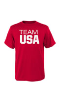 Team USA Red Pride Short Sleeve T Shirt