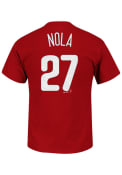 Aaron Nola Philadelphia Phillies Youth Player T-Shirt - Red