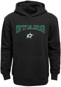 Dallas Stars Youth Fadeout Hooded Sweatshirt - Black