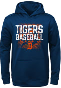 Detroit Tigers Youth Attitude Hooded Sweatshirt - Navy Blue
