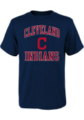 Cleveland Indians Youth Ovation T-Shirt - Navy Blue