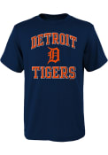 Detroit Tigers Youth Ovation T-Shirt - Navy Blue