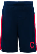 Cleveland Indians Youth Grand Slam Shorts - Navy Blue