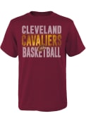 Cleveland Cavaliers Youth Trilateral T-Shirt - Red