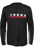 Philadelphia 76ers Boys Covert T-Shirt - Black