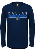 Dallas Mavericks Boys Tactical T-Shirt - Navy Blue