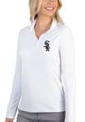 Chicago White Sox Womens Antigua Tribute Polo Shirt - White