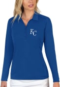 Kansas City Royals Womens Antigua Tribute Polo Shirt - Blue