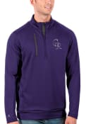 Colorado Rockies Antigua Generation 1/4 Zip Pullover - Purple