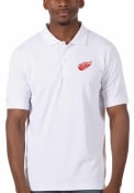 Detroit Red Wings Antigua Legacy Pique Polo Shirt - White
