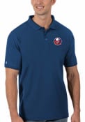 New York Islanders Antigua Legacy Pique Polo Shirt - Blue