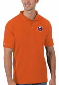 New York Islanders Antigua Legacy Pique Polo Shirt - Orange