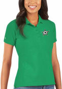 Dallas Stars Womens Antigua Legacy Pique Polo Shirt - Green