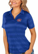 Montreal Canadiens Womens Antigua Compass Polo Shirt - Blue