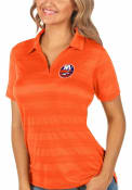 New York Islanders Womens Antigua Compass Polo Shirt - Orange