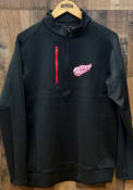 Detroit Red Wings Antigua Generation 1/4 Zip Pullover - Black