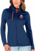New York Islanders Womens Antigua Generation Light Weight Jacket - Blue