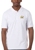 Cal Golden Bears Antigua Legacy Pique Polo Shirt - White