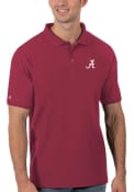 Alabama Crimson Tide Antigua Legacy Pique Polo Shirt - Red