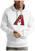 Arizona Diamondbacks Antigua Victory Hooded Sweatshirt - White