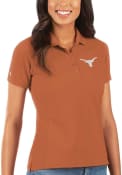 Texas Longhorns Womens Antigua Legacy Pique Polo Shirt - Burnt Orange