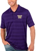 Washington Huskies Antigua Compass Polo Shirt - Purple