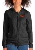 Washington Commanders Womens Antigua Absolute Full Zip Hooded Sweatshirt - Black