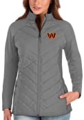 Washington Commanders Womens Antigua Altitude Medium Weight Jacket - Grey