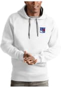 New York Rangers Antigua Victory Hooded Sweatshirt - White