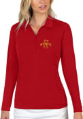 Iowa State Cyclones Womens Antigua Tribute Polo Shirt - Red