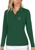 Ohio Bobcats Womens Antigua Tribute Polo Shirt - Green