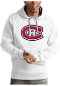 Montreal Canadiens Antigua Victory Hooded Sweatshirt - White