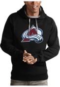 Colorado Avalanche Antigua Victory Hooded Sweatshirt - Black