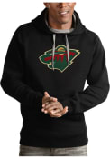 Minnesota Wild Antigua Victory Hooded Sweatshirt - Black