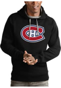 Montreal Canadiens Antigua Victory Hooded Sweatshirt - Black