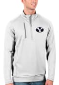 BYU Cougars Antigua Generation 1/4 Zip Pullover - White