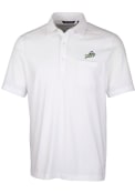 Florida Gulf Coast Eagles Cutter and Buck Advantage Tri-Blend Jersey Polos Shirt - White