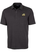 George Mason University Cutter and Buck Advantage Tri-Blend Jersey Polos Shirt - Black