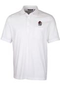 Georgia Bulldogs Cutter and Buck Advantage Tri-Blend Jersey Polos Shirt - White