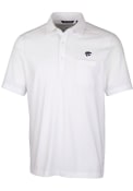 Cutter and Buck Mens White K-State Wildcats Advantage Tri-Blend Polos Shirt